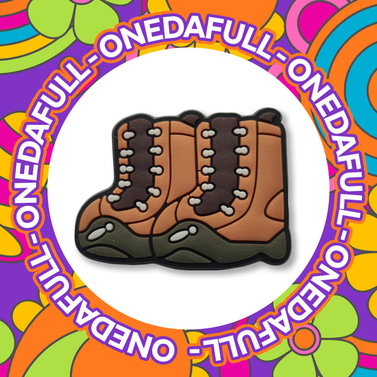Chunky Hiking Boot Croc Charm