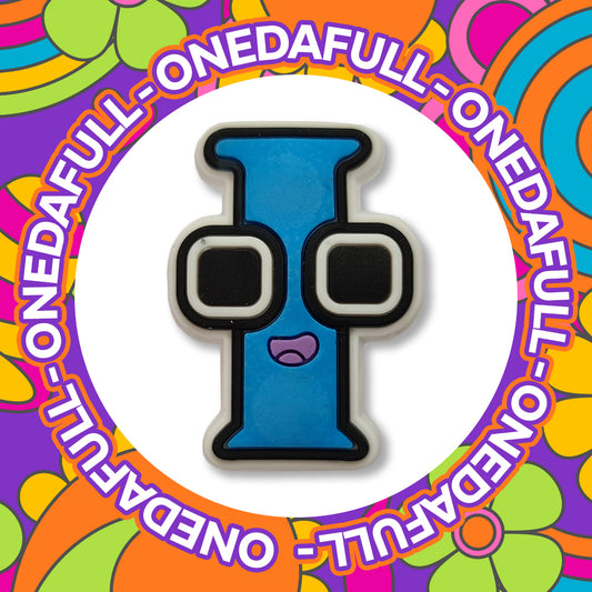 Super Cute Letter I - Alphabet Charm To Fit Crocs/Clogs - Funny - Letters