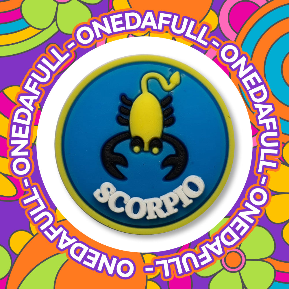 3D Scorpio Croc Charm - Star Sign Clog Decoration