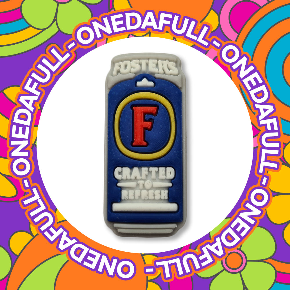 Super Cute Can Of Beer Lager Dad Lad Gift Tinny Charm To Fit Crocs/Clogs