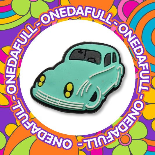 Camping - Hippy Charm To Fit Crocs/Clogs - PVC - BEETLE - 3D - Retro