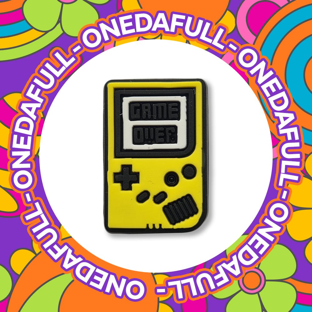 Game Over Game Boy Yellow Croc Charm