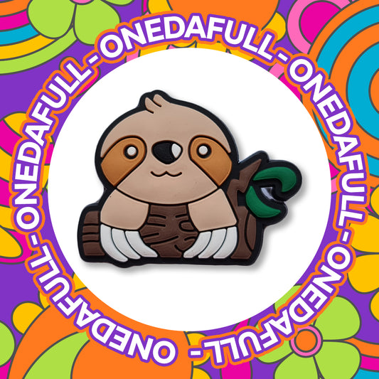 Cute Baby Sloth In A Tree Charm To Fit Crocs