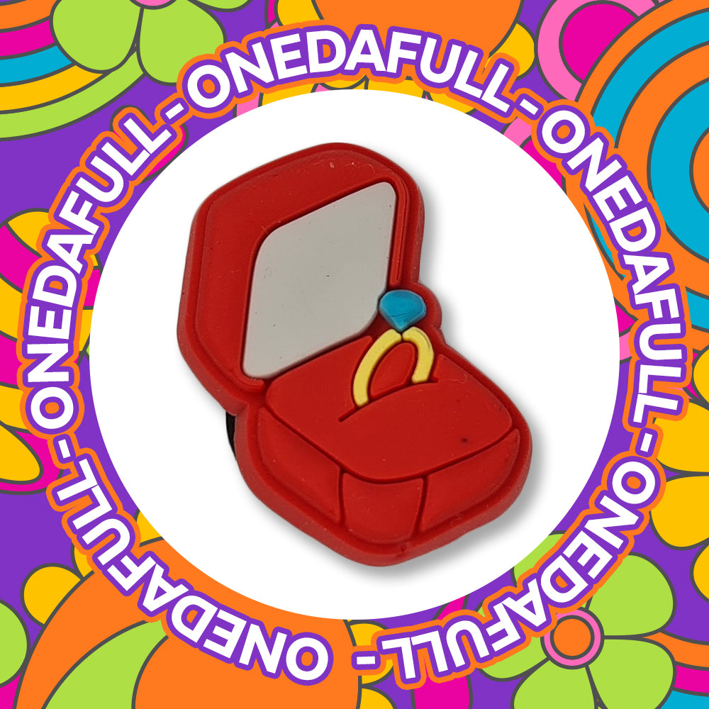 Wedding Ring Box Croc Charm: Bride Clog Shoe Decoration