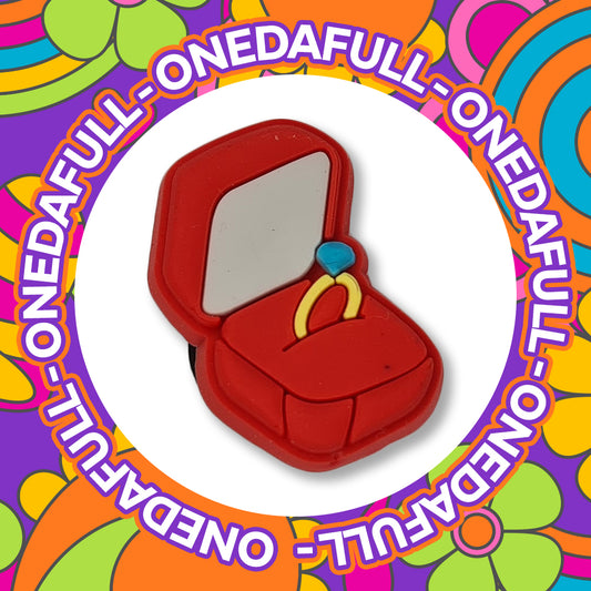 Wedding Ring Box Croc Charm: Bride Clog Shoe Decoration