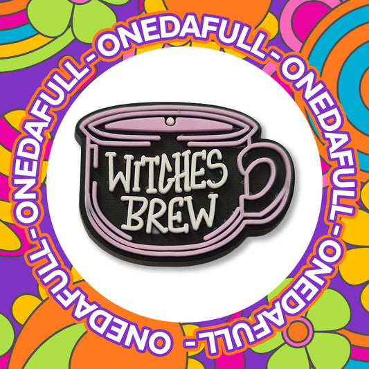 Super Cute Witches Brew Cup Mug Drink Charm To Fit Crocs/Clogs - Magic - Spooky