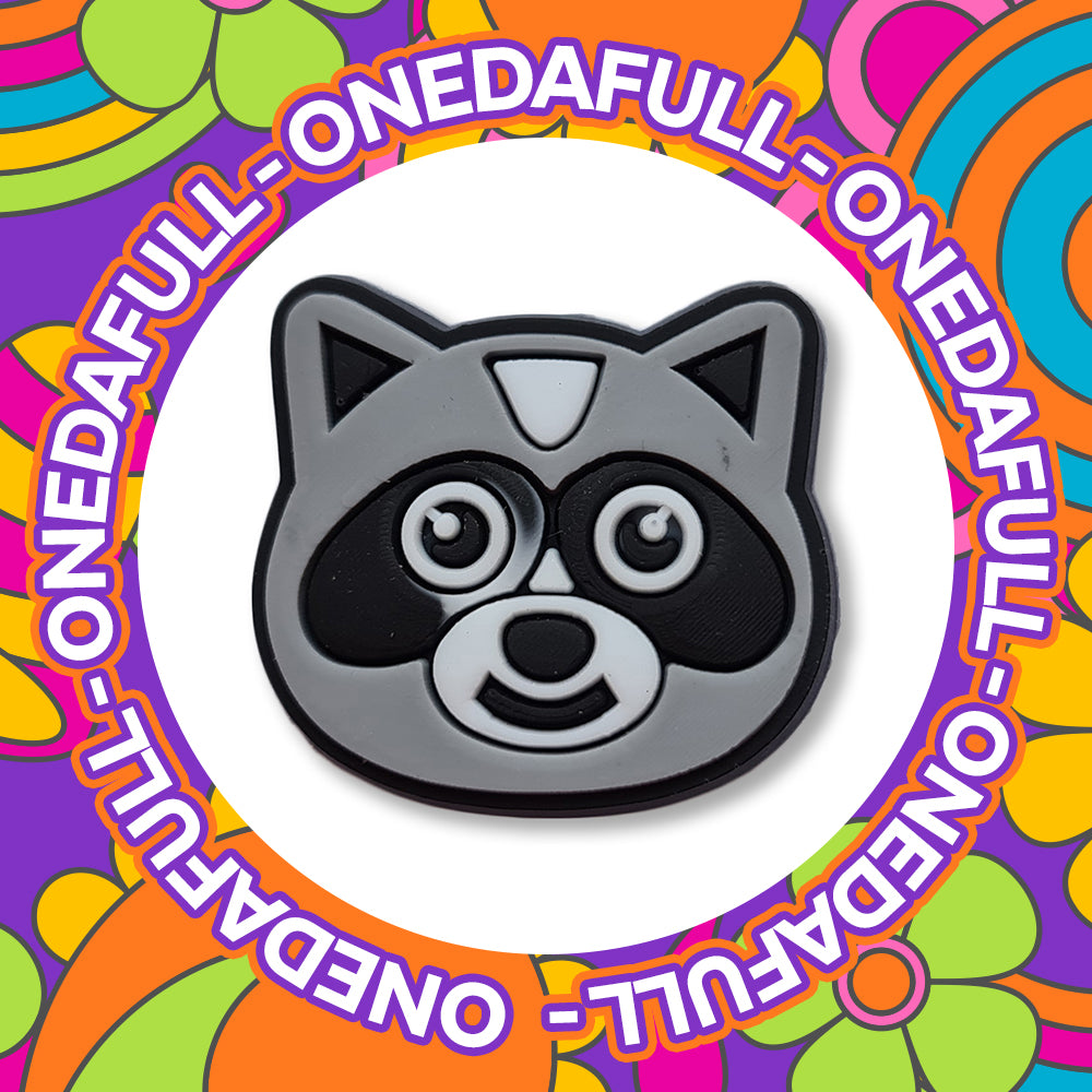 Smiling Raccoon Charm To Fit Crocs
