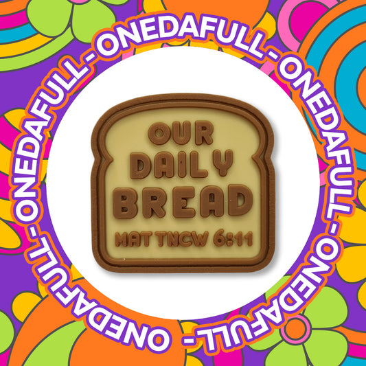 Super Cute Our Daily Bread God Jesus Religion Charm To Fit Crocs/Clogs - Christianity Christ