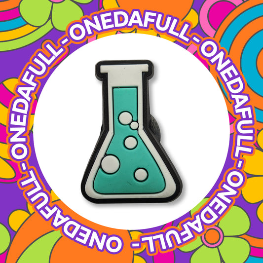 3D Chemistry Potion Bottle Croc Charm