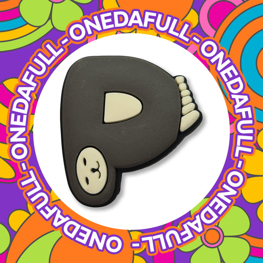 Super Cute Animal Letter P - Alphabet Charm To Fit Crocs/Clogs - Funny - Letters