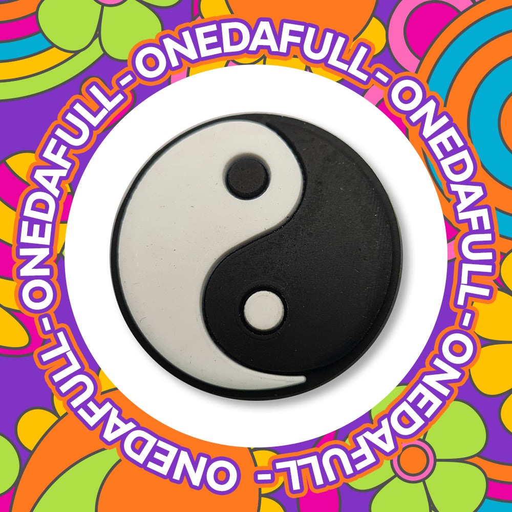 3D Yin Yang Croc Charm: Inner Strength Awareness