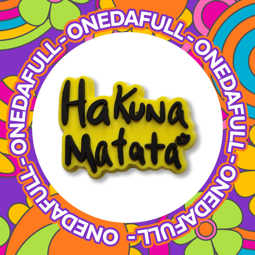 Super Cute Hakuna Matata Badge Charm To Fit Crocs/Clogs