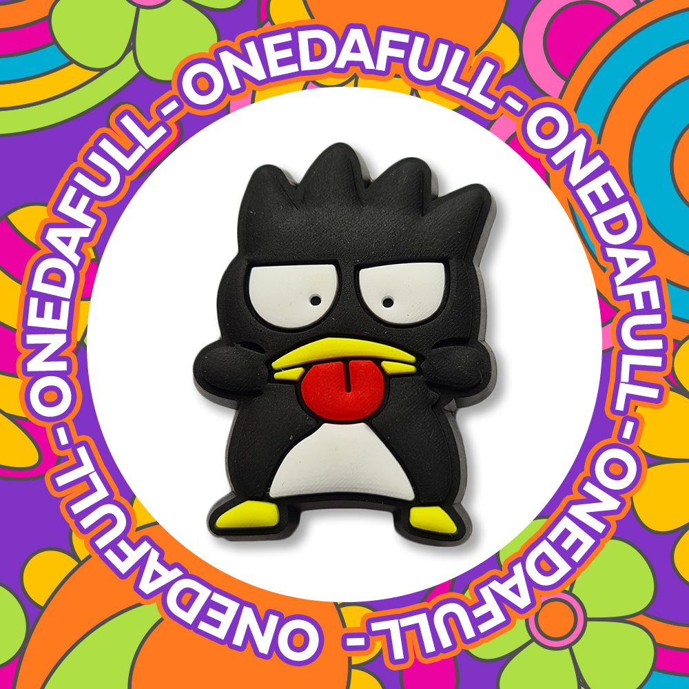 Cute Penguin Pulling Its Tongue Out Clog Charm To Fit Crocs
