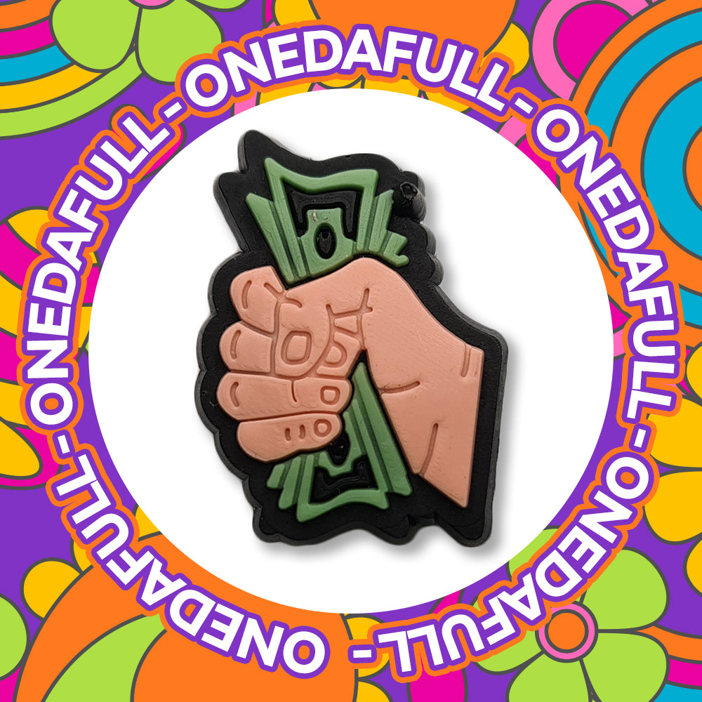 Super Cute Snatch That Cash Money Charm To Fit Crocs/Clogs - PVC -3D - Pretty