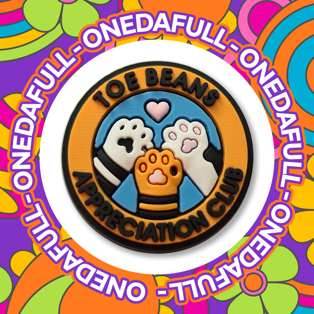 Super Cute Cat Paw Toe Beans Kitten Badge Charm To Fit Crocs/Clogs