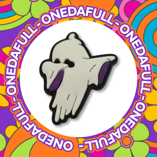 Super Cute Halloween Spooky Funny Dabbing Sheet Ghost Charm To Fit Crocs/Clogs