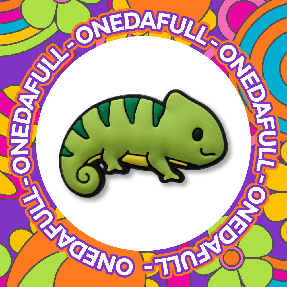 Super Cute Baby Pink Gecko Charm To Fit Crocs/Clogs - Animal Lizard Reptile