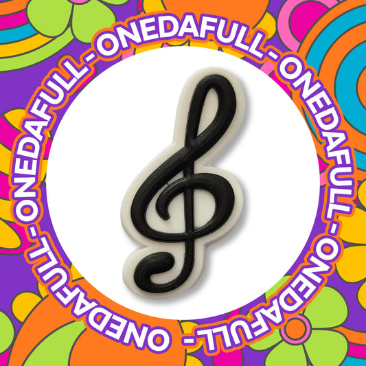 Super Cute Musical Note Treble Clef Charm To Fit Crocs/Clogs - Music Band